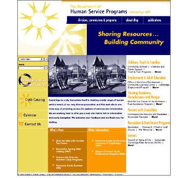 Cambridge Department of Human Service Programs